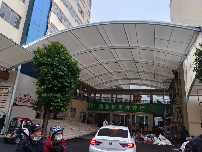2026宝山区膜结构车棚选哪家？源头厂家定制汽车充电桩停车棚-2